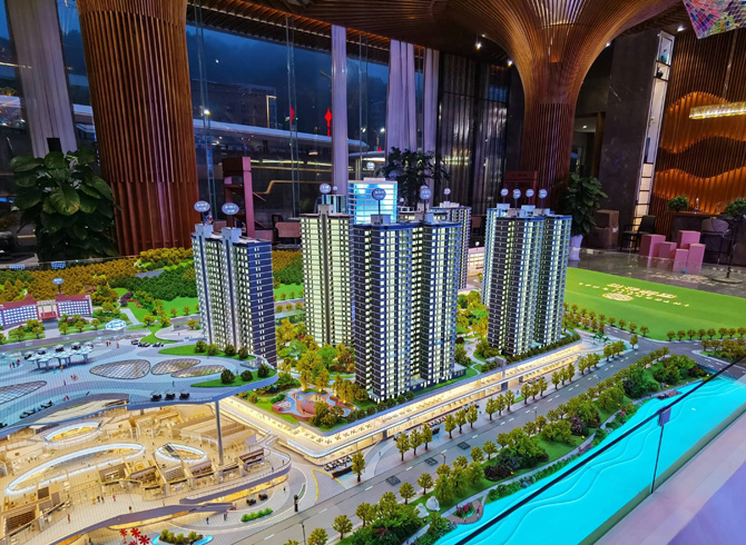 西寧模型公司沙盤模型的細部造型細節的影響