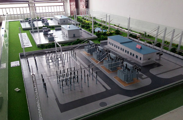 工業電力沙盤模型,電網分布地形沙盤模型